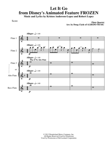 Let It Go (from Frozen) (arr. Doug Clyde)