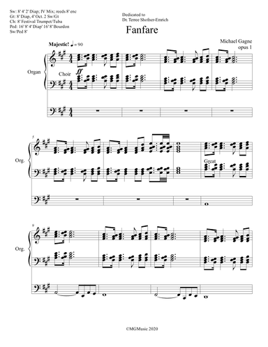 Fanfare for Organ