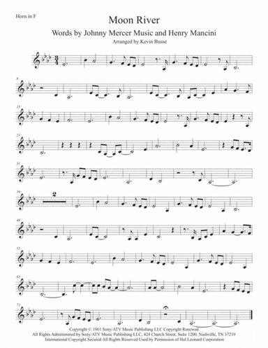Moon River (arr. Kevin Busse)