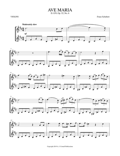 Ave Maria (arr. Mark Phillips)