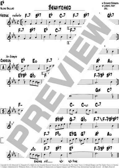 Bewitched (arr. Jimita)