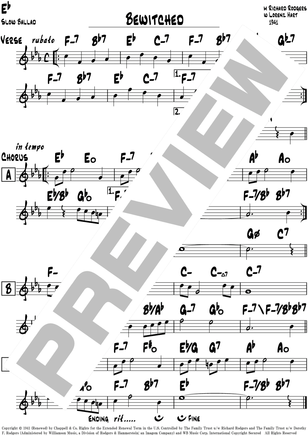 Bewitched (arr. Jimita)