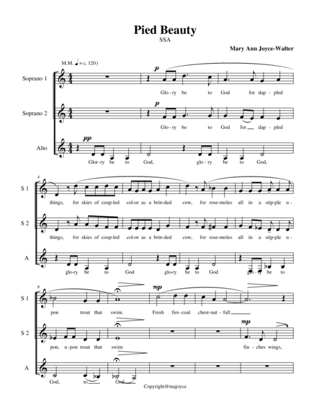 Pied Beauty (Poem by G. M. Hopkins)