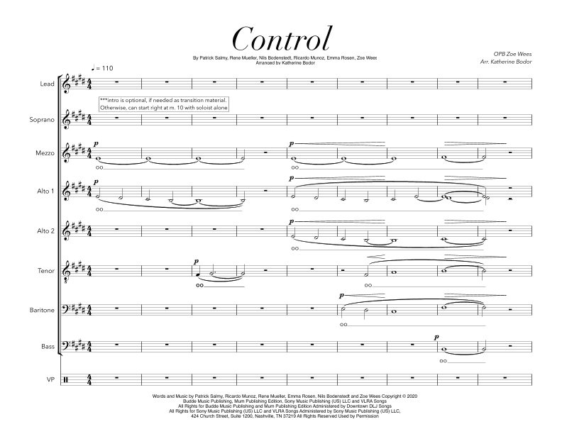 Control (arr. Katherine Bodor)