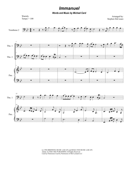 Immanuel (arr. Stephen DeCesare)