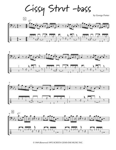 Cissy Strut (arr. edited by Dr. LeRoy Henry)