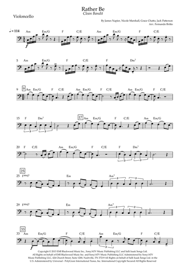 Rather Be (arr. Fernando Britto)