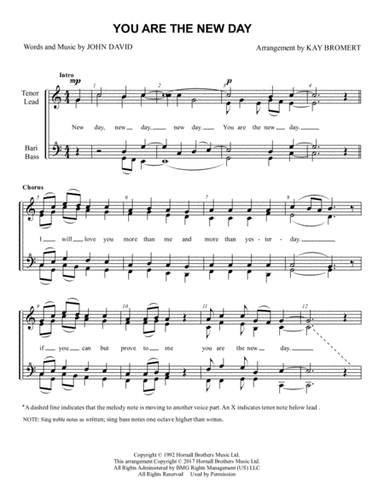 You Are The New Day (arr. Kay Bromert)