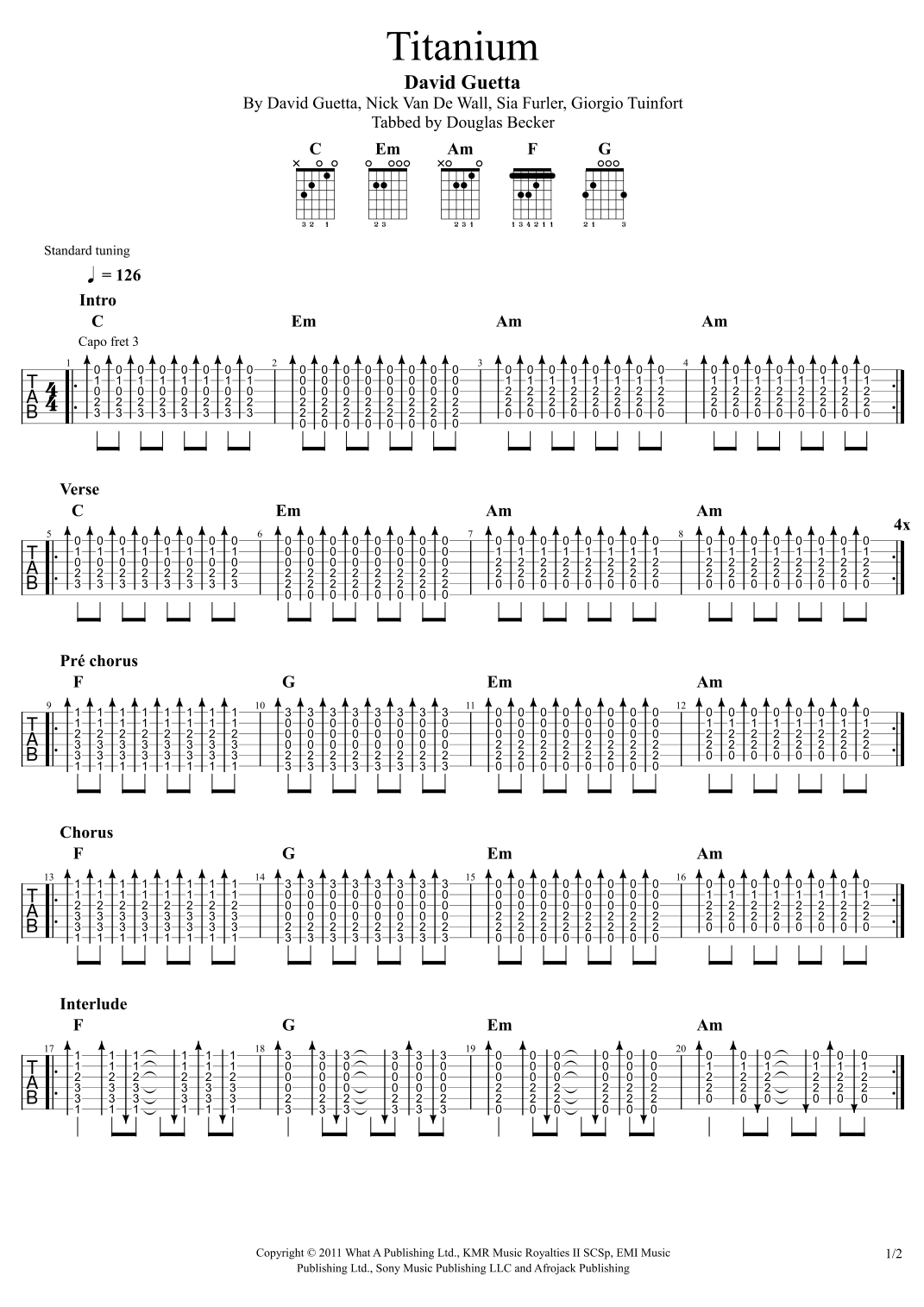 Titanium (arr. Douglas Becker)