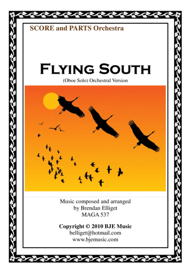 Flying South Oboe Solo with Orchestra Score and Parts PDF