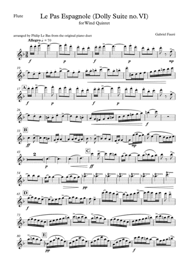 Le Pas Espagnole (arr. Philip Le Bas)