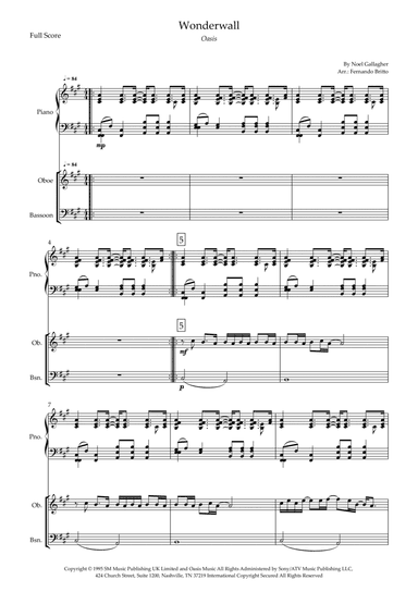 Wonderwall (arr. Fernando Britto)