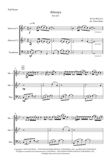 Always (arr. Fabio Britto)