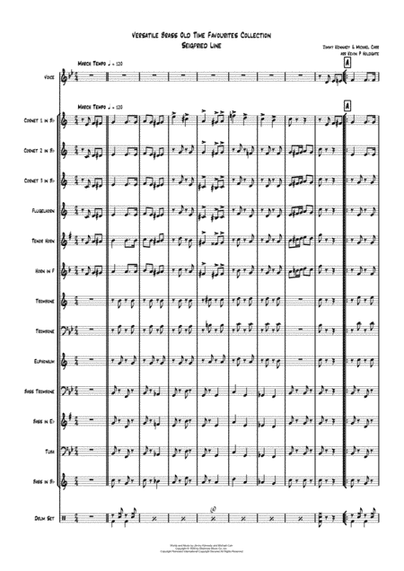 We're Gonna Hang Out The Wash On The Siegfried Line (arr. Kevin P Holdgate)