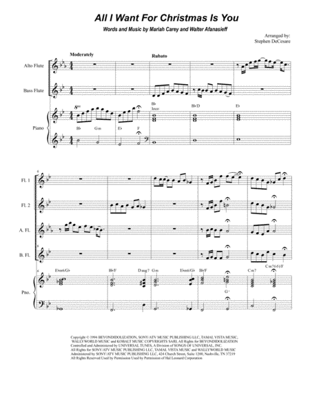 All I Want For Christmas Is You (arr. Stephen DeCesare)