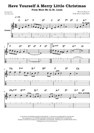 Have Yourself A Merry Little Christmas (arr. Yuri Noronha)