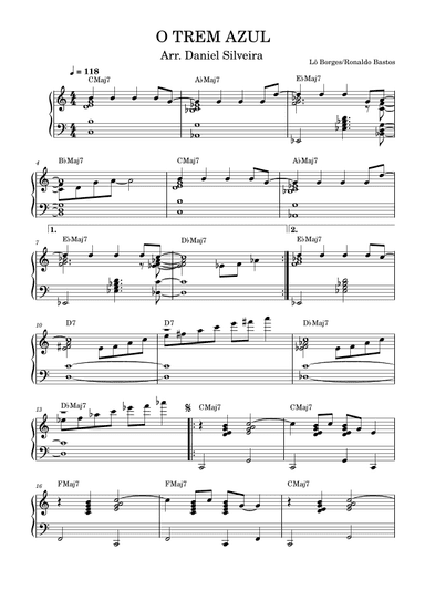 O Trem Azul (arr. Daniel Silveira)