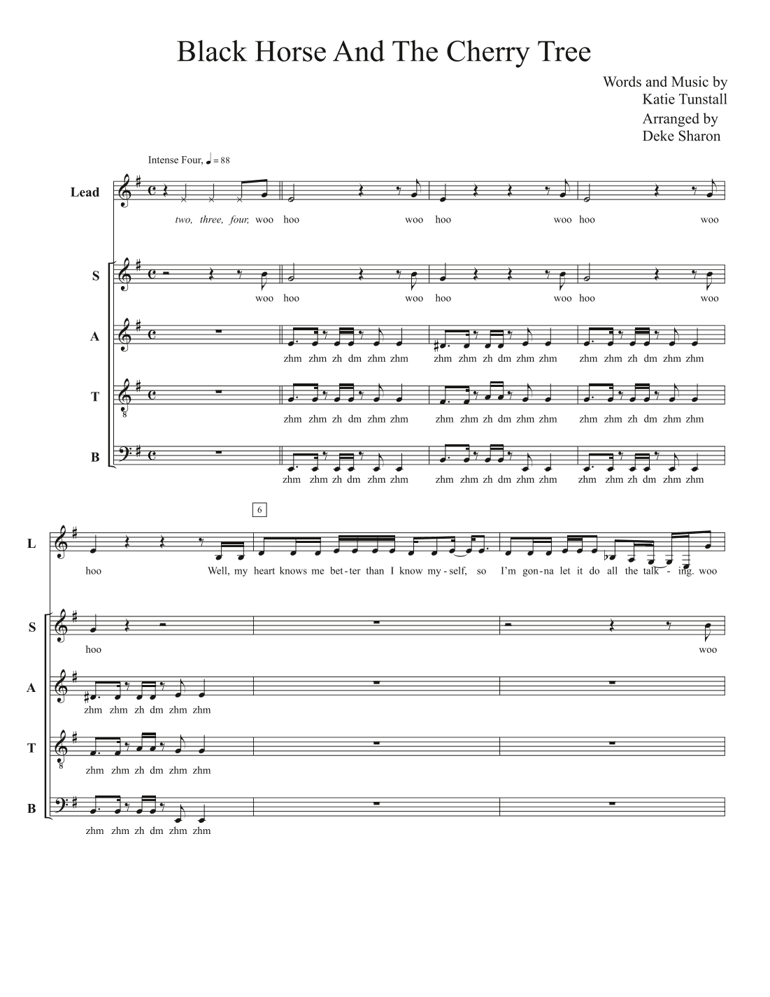 Black Horse And The Cherry Tree (arr. Deke Sharon)