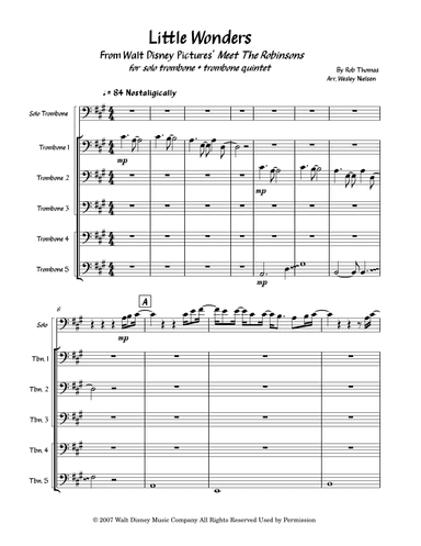 Little Wonders (arr. Wesley Nielsen)