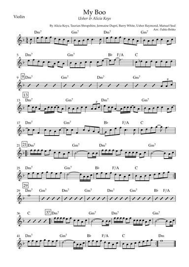 My Boo (arr. Fabio Britto)
