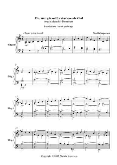 Du, som går ud fra den levende Gud (arr. Natalia Jespersen)