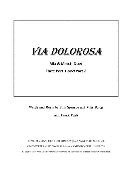 Via Dolorosa (arr. Frank Pugh)