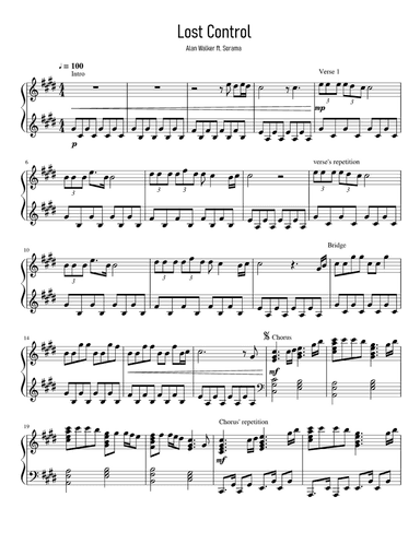 Lost Control (arr. Eduardo Sabino)