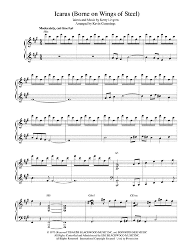 Icarus (borne On Wings Of Steel) (arr. Kevin Cummings)