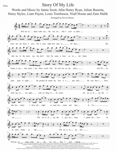 Story Of My Life (arr. Kevin Busse)
