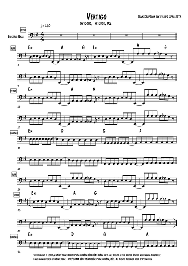 Vertigo (arr. Filippo Spalletta)
