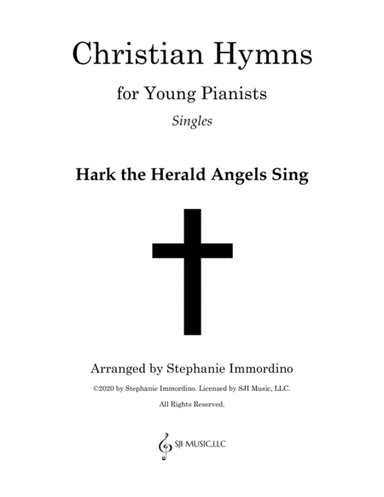 Christian Hymns for Young Pianists Singles: Hark the Herald Angels Sing (arr. SJI Music, LLC)