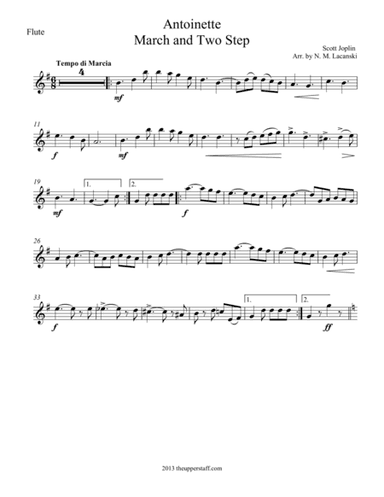 Antoinette (arr. Nick Lacanski)