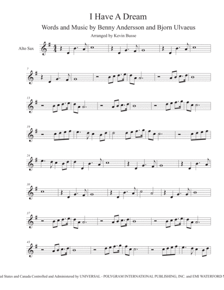 I Have A Dream (arr. Kevin Busse)