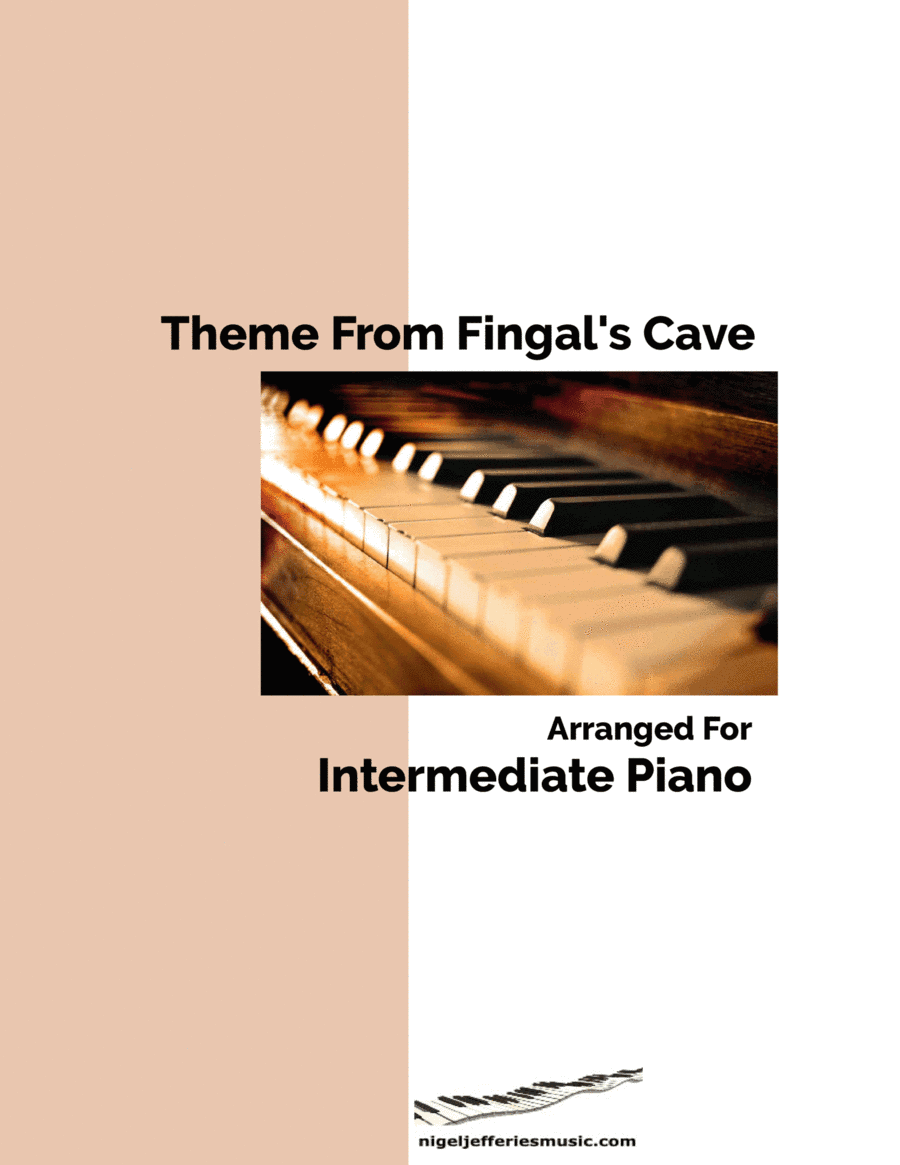 Theme from Fingal's Cave arranged for intermediate piano (arr. Nigel Jefferies)