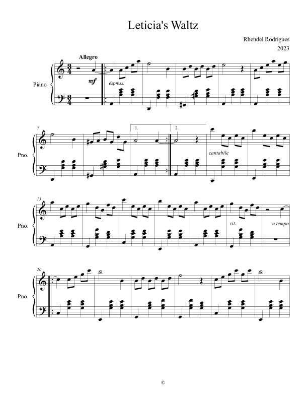 Leticia's Waltz
