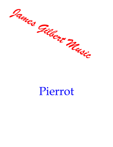Pierrot from Carnival (arr. James Gilbert (editor))