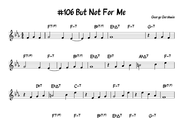 But Not For Me (arr. John Fries)