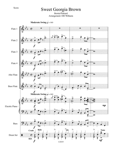 Sweet Georgia Brown (arr. DB Williams)
