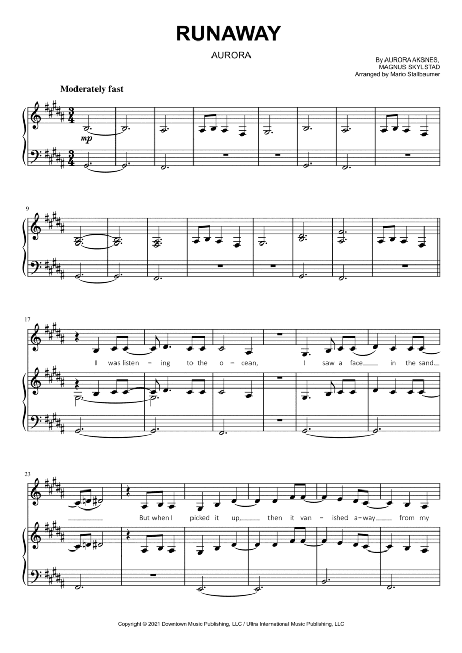 Runaway (arr. Mario Stallbaumer)