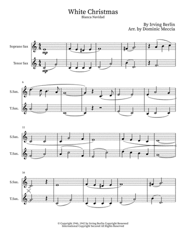 White Christmas (arr. Dominic Meccia)