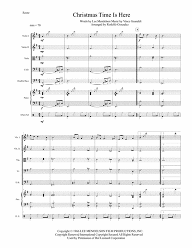 Christmas Time Is Here (arr. Rodolfo Gonzalez)