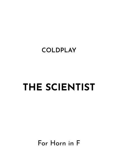 The Scientist (arr. Jireh J.)