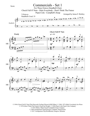 Commercials - Set 1 (arr. James F. Rickley)