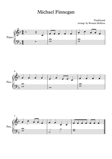 Michael Finnegan (arr. Roxana Belibou)