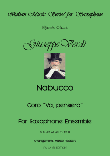 "va pensiero" chorus of the Hebrew slaves from Nabucco (arr. Marco Falaschi)