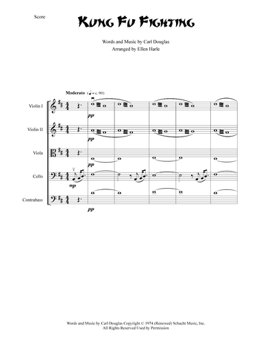 Kung Fu Fighting (arr. Ellen Harle)