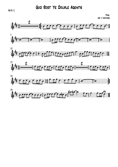 God Rest Ye Double Agents (arr. Verena Watkiss)