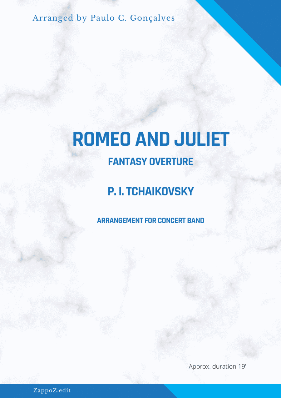 ROMEO AND JULIET - Fantasy Overture - P. I. TCHAIKOVSKY (arr. Paulo C. Gonçalves)