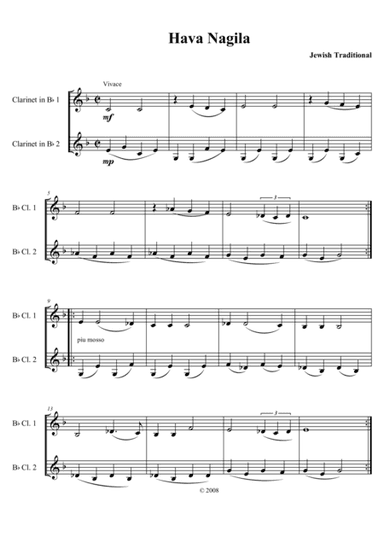 Hava Nagila (arr. Meri Dolevski)