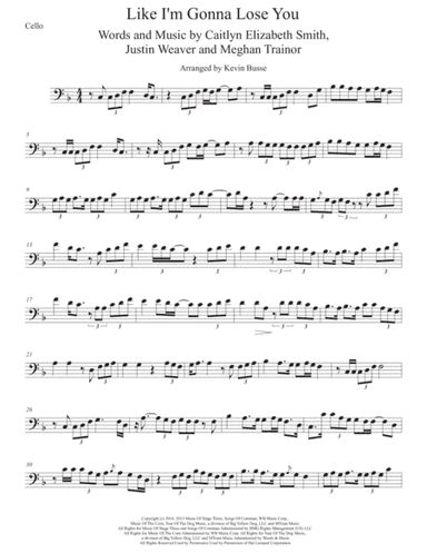 Like I'm Gonna Lose You (arr. Kevin Busse)